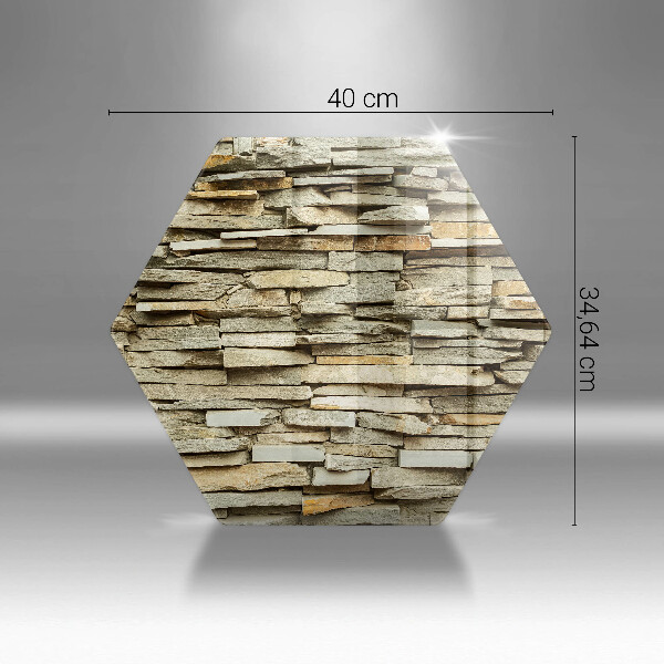 Glas Herdabdeckplatte Dekorative Steine