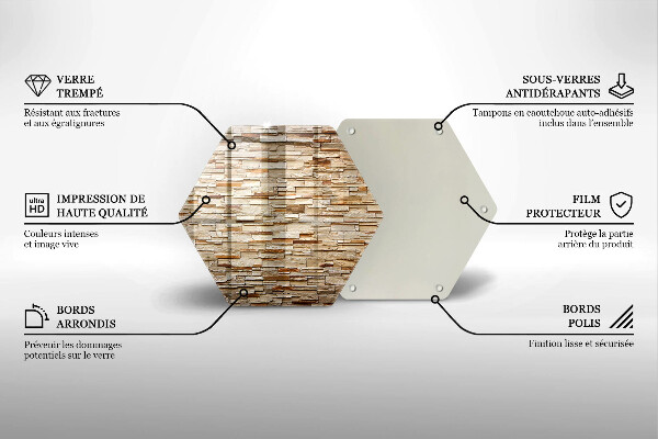 Glas Herdabdeckplatte Textur von dekorativen Steinen