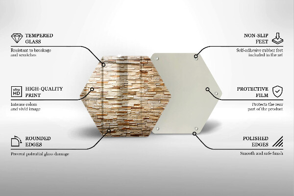 Glas Herdabdeckplatte Textur von dekorativen Steinen