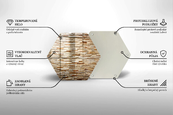 Glas Herdabdeckplatte Textur von dekorativen Steinen