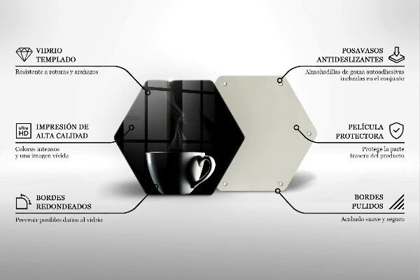 Glas Herdabdeckplatte Eine Tasse Tee