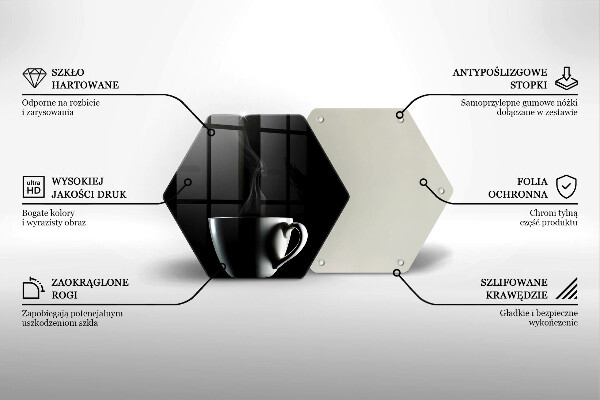 Glas Herdabdeckplatte Eine Tasse Tee