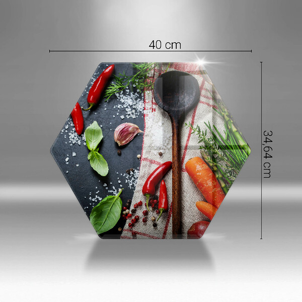 Glas Herdabdeckplatte Küchenessen