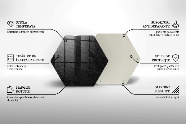 Glas Herdabdeckplatte Steinstruktur