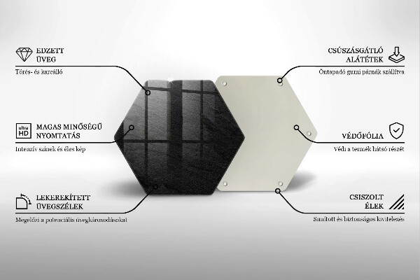 Glas Herdabdeckplatte Steinstruktur