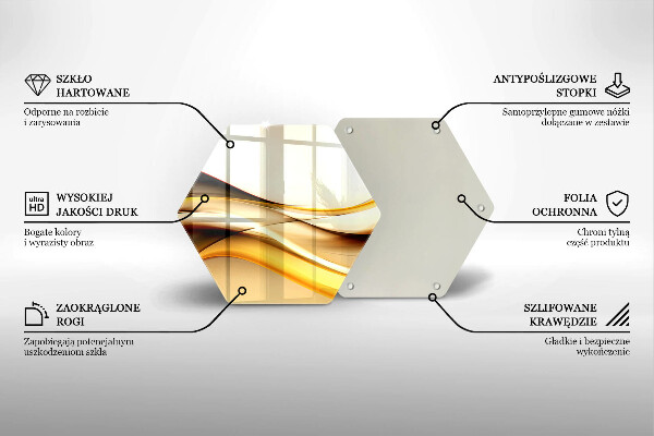 Glas Herdabdeckplatte Abstrakte Rauchlinien