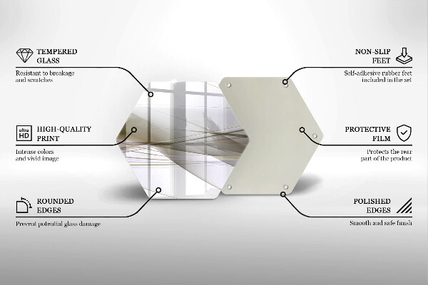 Glas Herdabdeckplatte Abstraktes Liniendesign