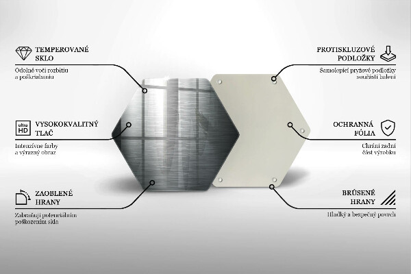 Glas Herdabdeckplatte Metallstruktur
