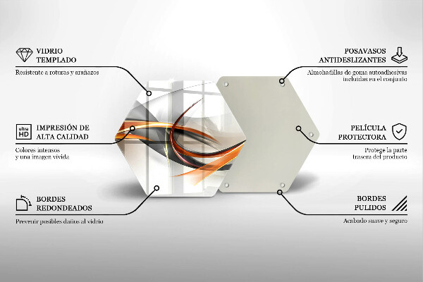 Glas Herdabdeckplatte Moderne Formen