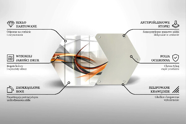 Glas Herdabdeckplatte Moderne Formen
