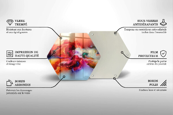 Glas Herdabdeckplatte Rauchige Abstraktion