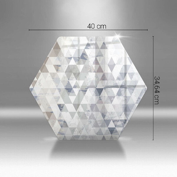 Glas Ceranfeldabdeckung Dreiecksmuster