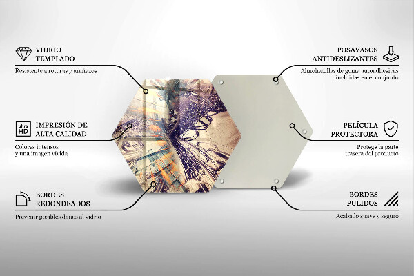 Glas Herdabdeckplatte Moderne Komposition
