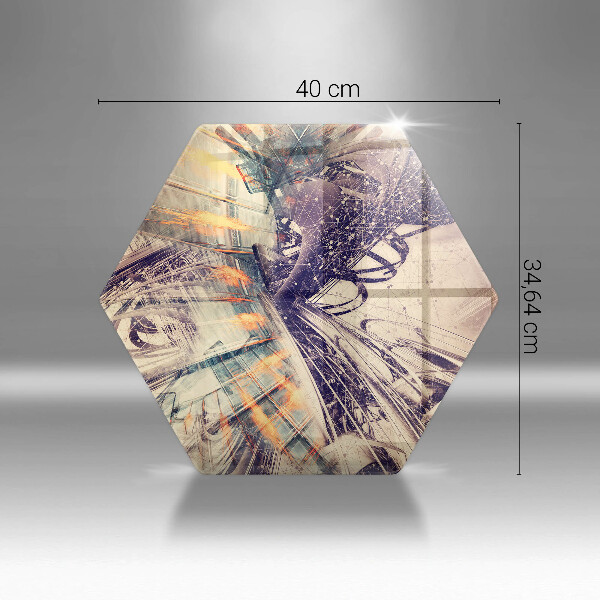 Glas Herdabdeckplatte Moderne Komposition