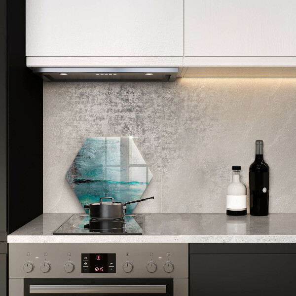 Glas Herdabdeckplatte Malen Sie Abstraktionshintergrund