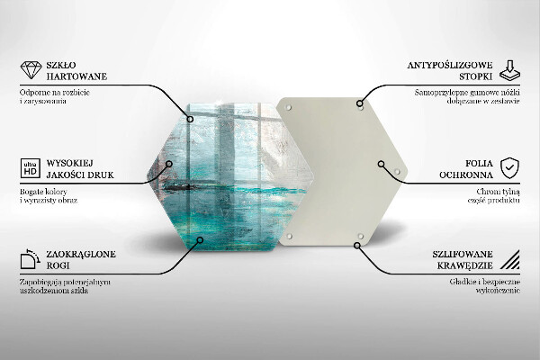 Glas Herdabdeckplatte Malen Sie Abstraktionshintergrund