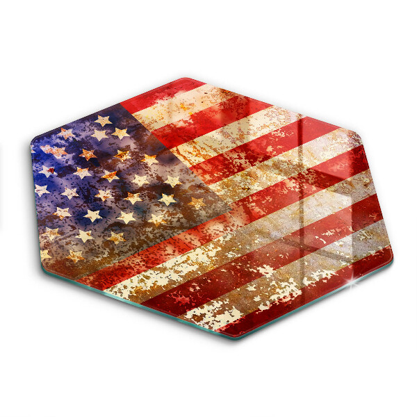 Glas Ceranfeldabdeckung USA-Amerika-Flagge