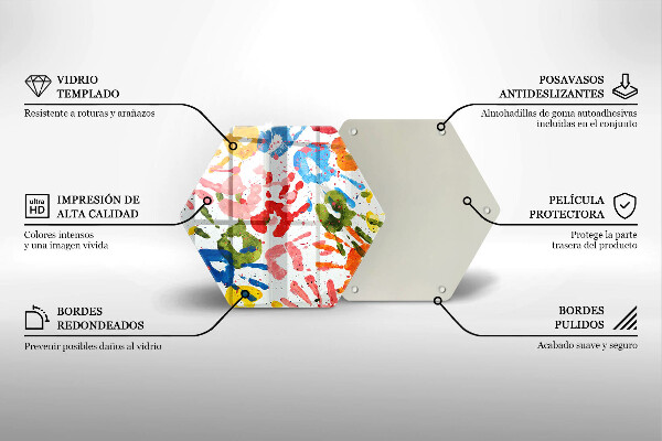 Glas Herdabdeckplatte Spuren von Kinderhänden