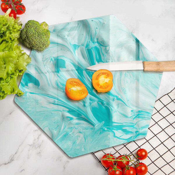 Glas Herdabdeckplatte Abstraktionsfarben