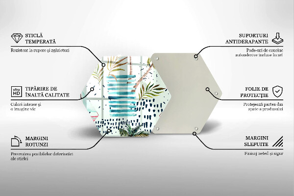 Glas Herdabdeckplatte Feiertagsillustrationen