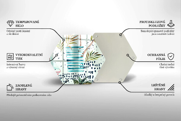Glas Herdabdeckplatte Feiertagsillustrationen