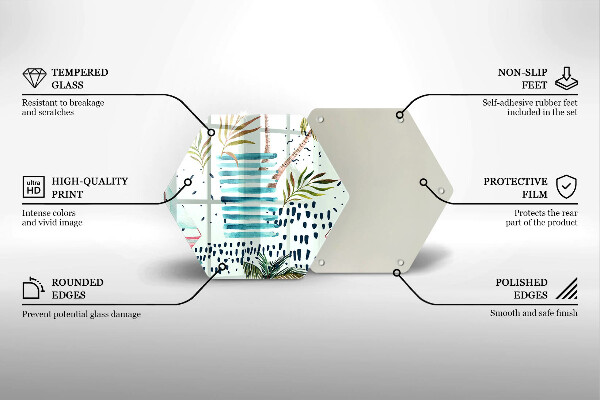 Glas Herdabdeckplatte Feiertagsillustrationen