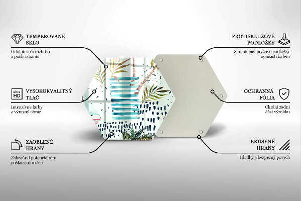 Glas Herdabdeckplatte Feiertagsillustrationen