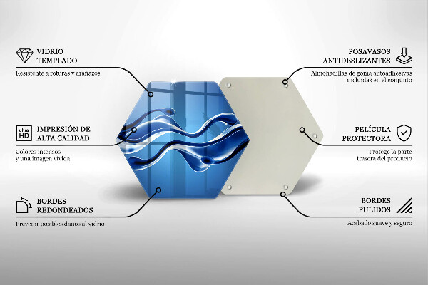 Glas Herdabdeckplatte Flüssige Abstraktion