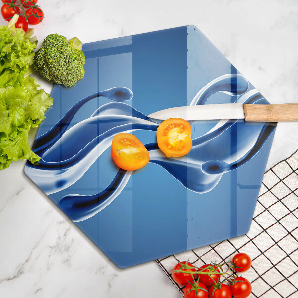 Glas Herdabdeckplatte Flüssige Abstraktion