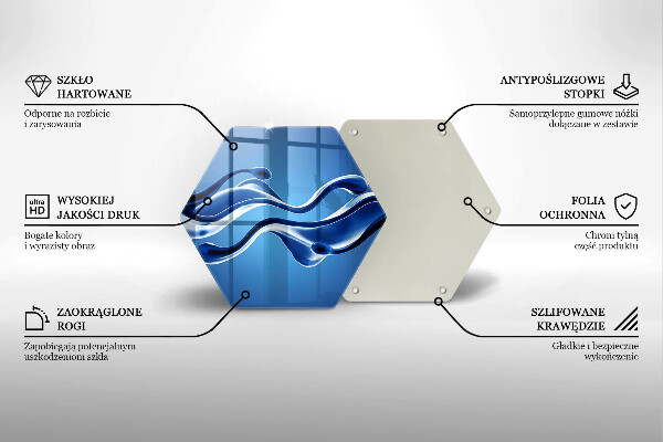 Glas Herdabdeckplatte Flüssige Abstraktion