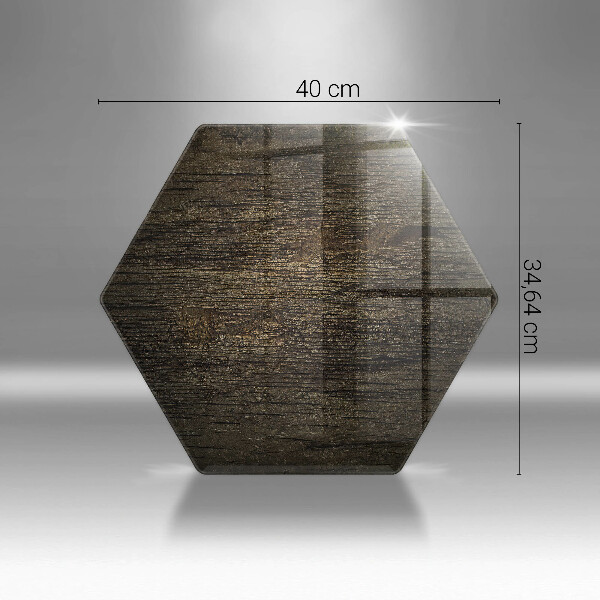 Glas Herdabdeckplatte Textur der Holzrinde