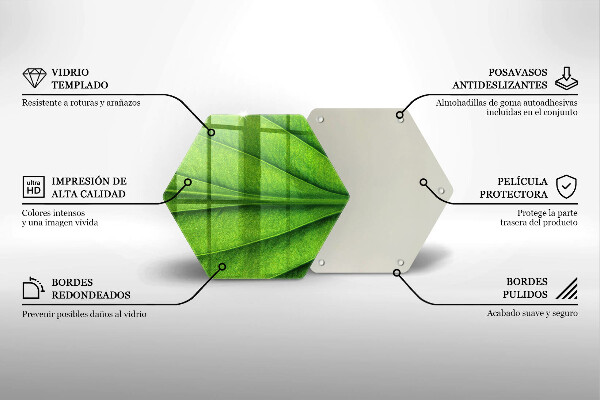Glas Herdabdeckplatte Naturaderblatt
