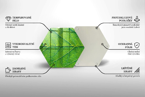 Glas Herdabdeckplatte Naturblattadern