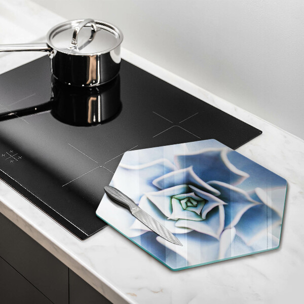 Glas Herdabdeckplatte Blumenpflanze