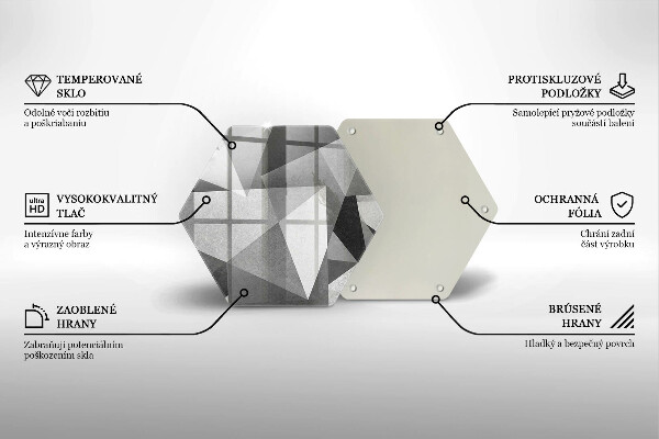 Glas Herdabdeckplatte Konkrete scharfe Abstraktion