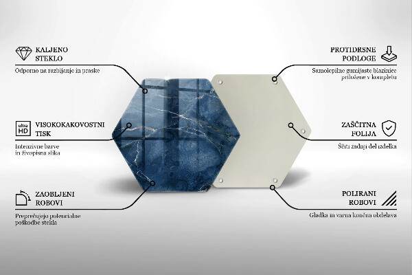 Glas Ceranfeldabdeckung Marmorsteinstruktur