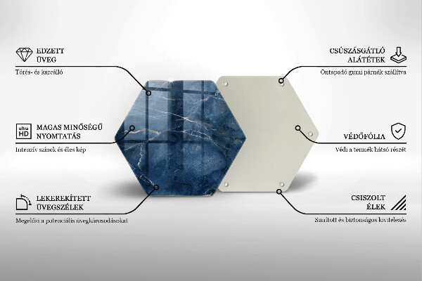 Glas Ceranfeldabdeckung Marmorsteinstruktur