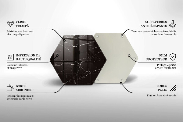 Glas Ceranfeldabdeckung Marmorfliesen