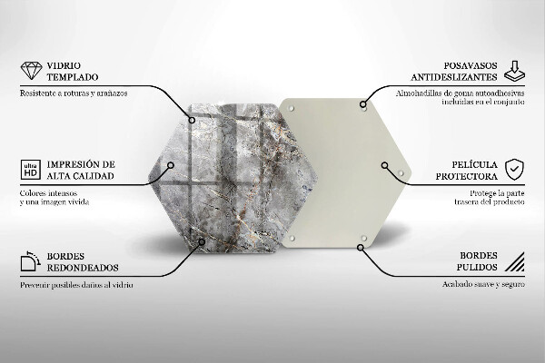Glas Ceranfeldabdeckung Steinstruktur