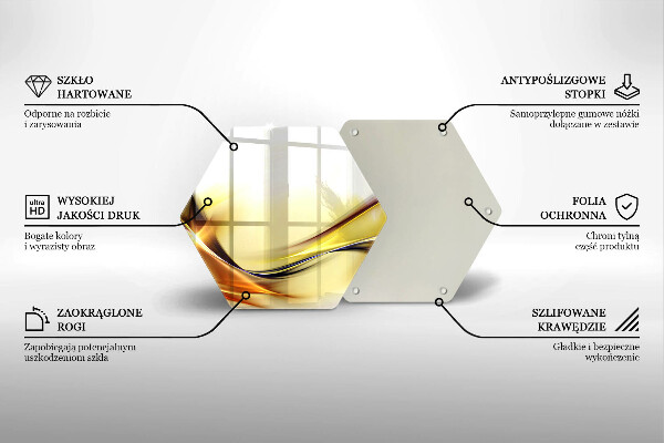 Glas Herdabdeckplatte Abstrakte Lichtlinien