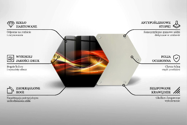 Glas Herdabdeckplatte Abstrakter Rauch und Licht