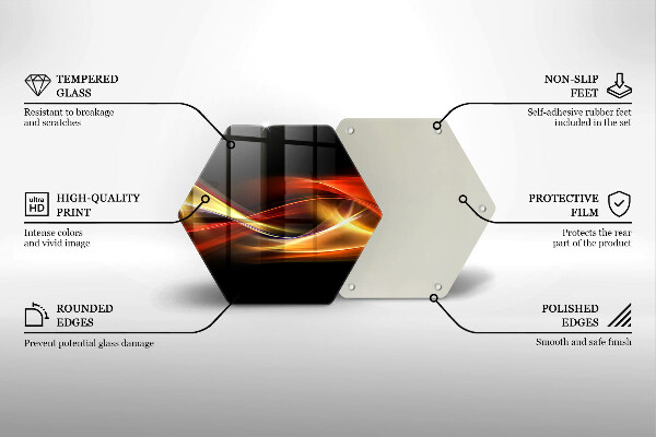 Glas Herdabdeckplatte Abstrakter Rauch und Licht