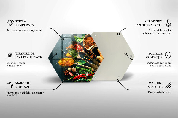 Glas Ceranfeldabdeckung Küchengewürzlöffel