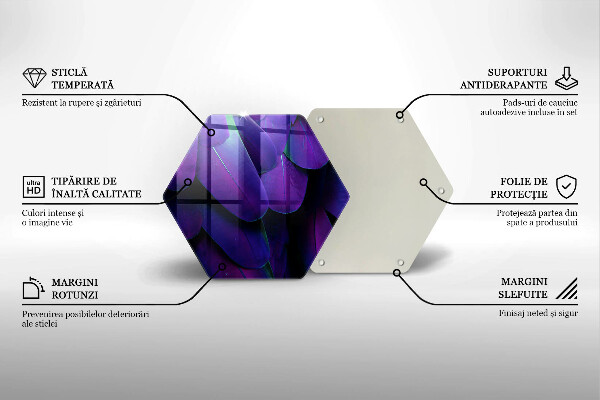 Glas Herdabdeckplatte Neonfedern