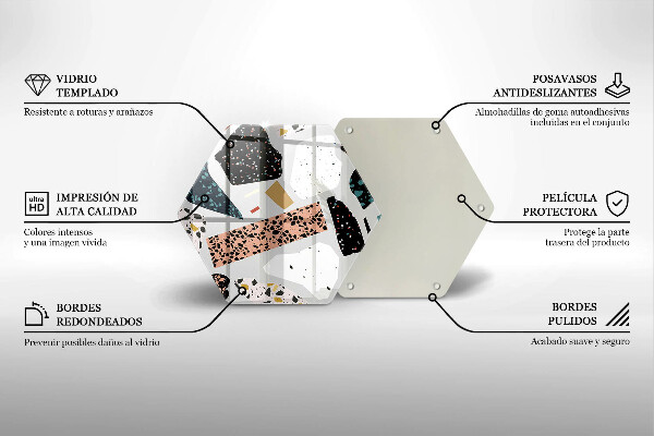 Glas Herdabdeckplatte Steingut