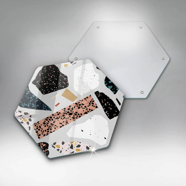 Glas Herdabdeckplatte Steingut