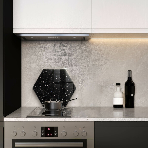 Glas Herdabdeckplatte Dunkles Steinzeug