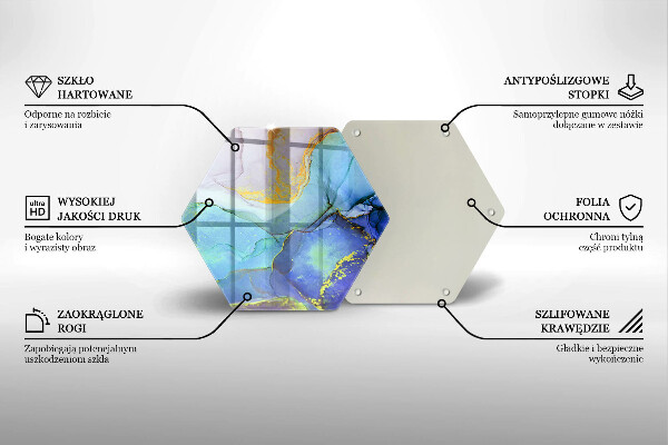 Glas Herdabdeckplatte Gebrochener Goldstein