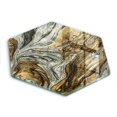 Glas Herdabdeckplatte Reichhaltige Abstraktion