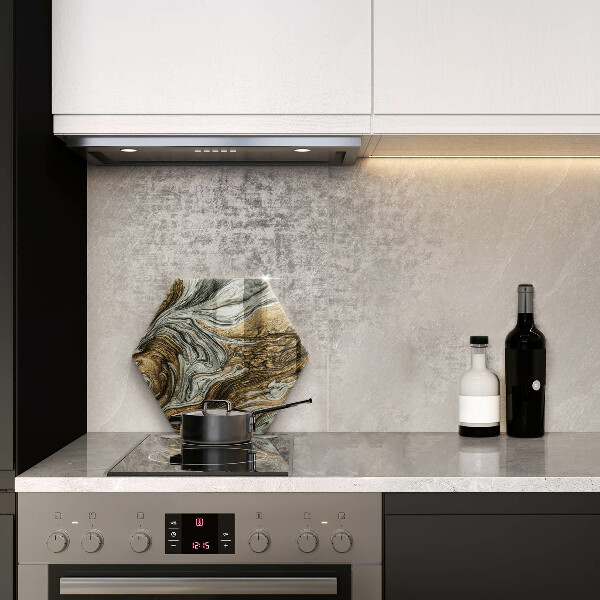 Glas Herdabdeckplatte Reichhaltige Abstraktion